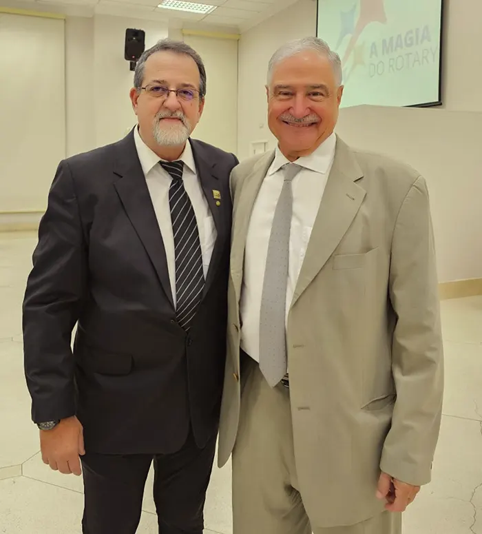 Na foto: Escritor e Jornalista Ricardo F Ramos e Johnny Saad Band TV