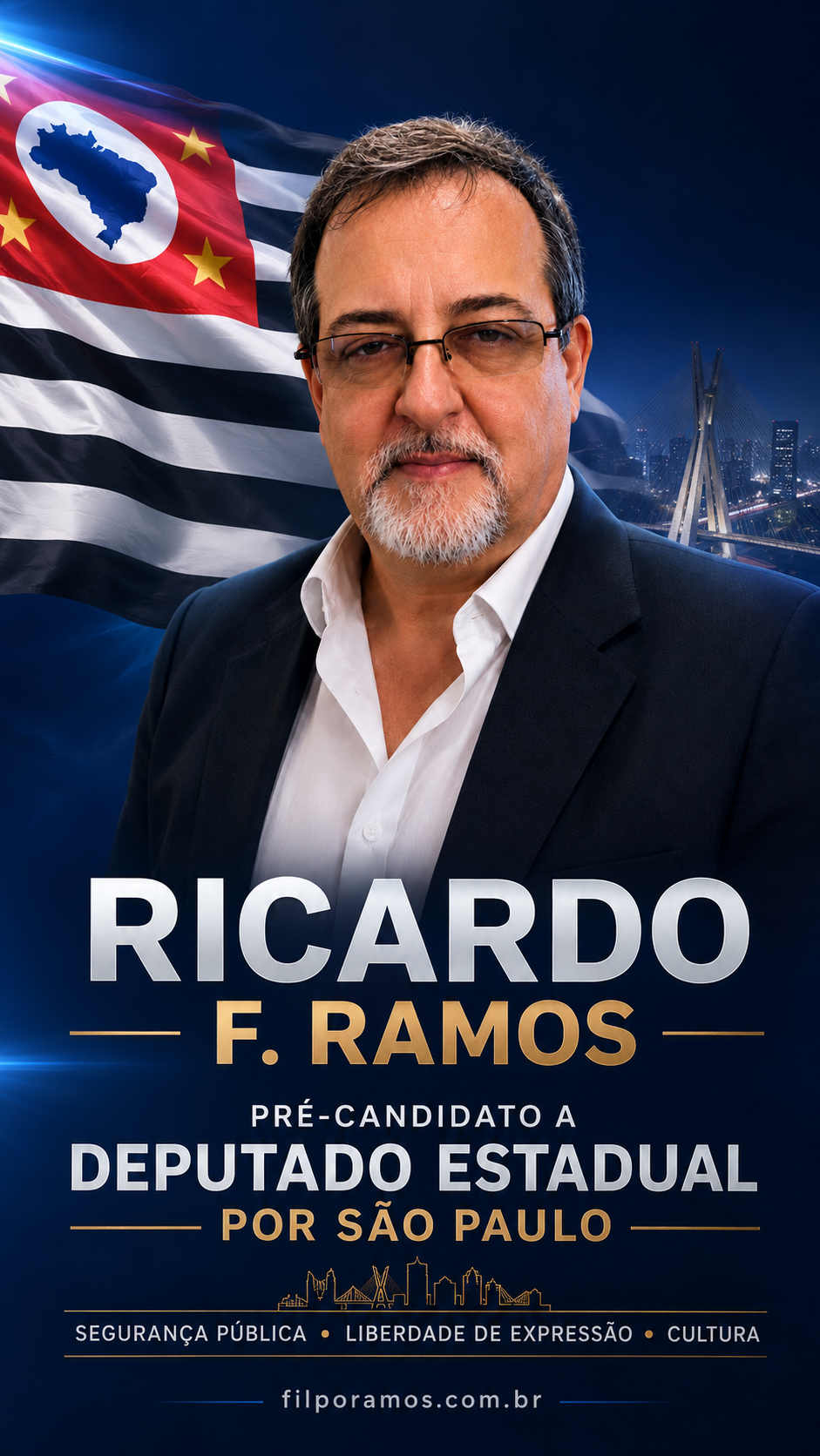 Ricardo F. Ramos, pré-candidato a deputado estadual por São Paulo