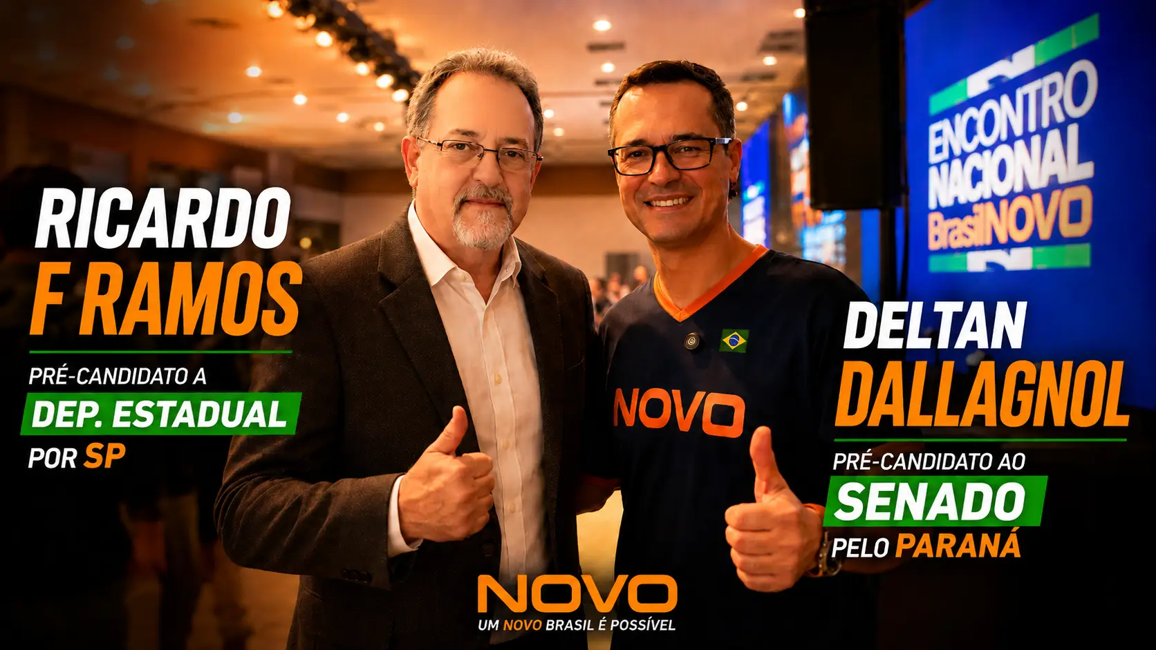 Ricardo F Ramos e Deltan Dallagnol