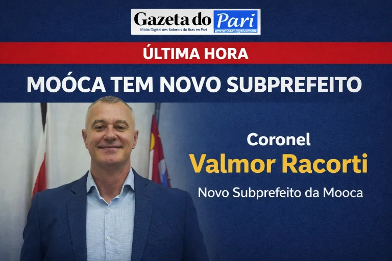 valmor o novo subprefeito da mooca-gazeta do pari