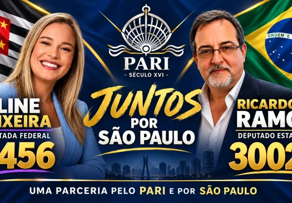deputado estadual e federal Ricardo Ramos e Aline Teixeira